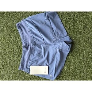 Fast and Free High-Rise Classic-Fit Split Short 3" - Brilliant Blue